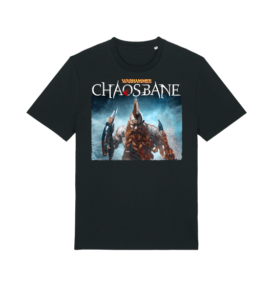 Black Printed T-shirt Front