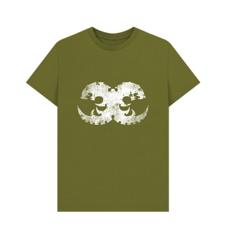 Moss Green Premium Tyranids Battleworn Insignia T Shirt