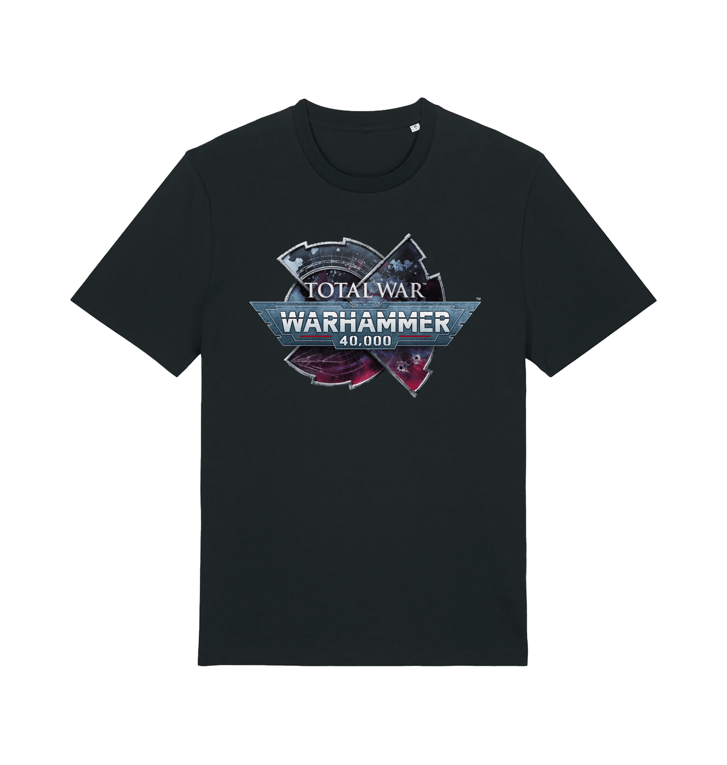 Black Printed T-shirt Front