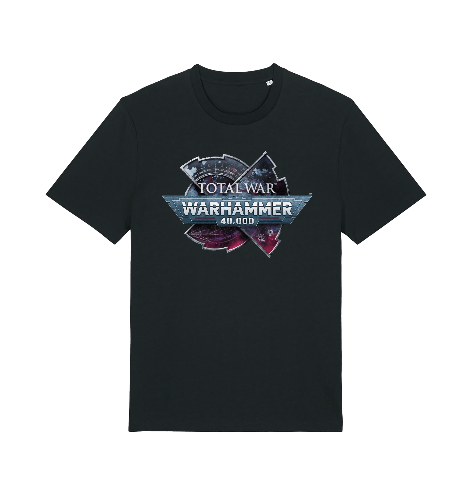 Black Printed T-shirt Front