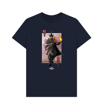 Navy Blue Total War: WARHAMMER III - Zhao Ming Portrait T Shirt