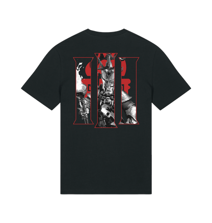 Black Printed T-shirt Back