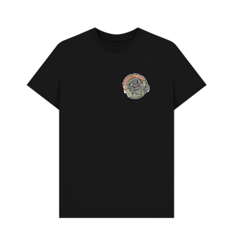 Black Delicious Ambull Pocket Print T Shirt