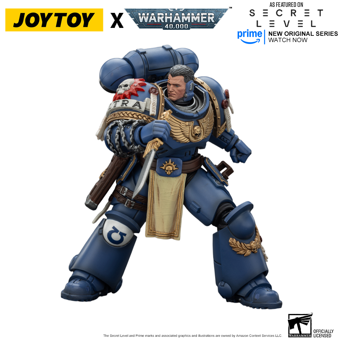 JoyToy Warhammer 40,000 Action Figure - Titus with Laurels of Victory (1/18 Scale) Preorder