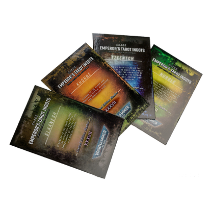 Warhammer 40,000: Imperial Tarot Ingot - Gods (4 Pack)