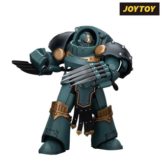 JoyToy Warhammer The Horus Heresy Action Figure - Sons of Horus Tartaros Terminator Squad Terminator with Lightning Claws (1/18 Scale) Preorder