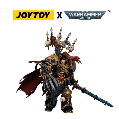 JoyToy Warhammer 40,000 Action Figure - Black Legion, Abaddon the Despoiler with Drach'nyen and the Talon of Horus (1/18 Scale) Preorder