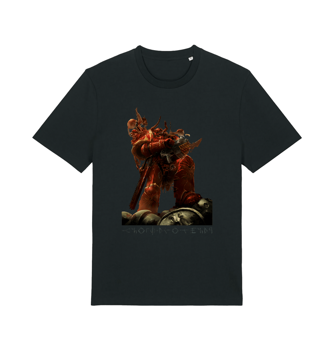 Black Printed T-shirt Front