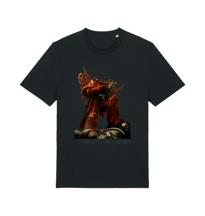Black Printed T-shirt Front