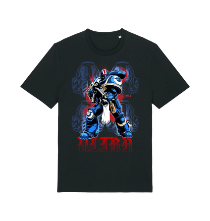 JoyToy Warhammer 40,000: Space Marine 2, Space Marines Intercessor, Armouring Hall Edition (1/18 Scale) & Bespoke Cap & T Shirt Bundle