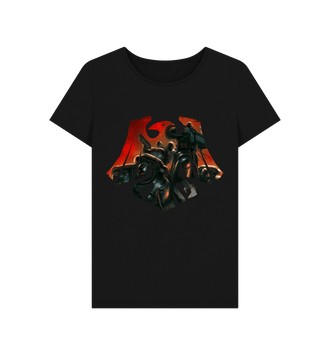 Black Raven Guard Icon Fitted T Shirt