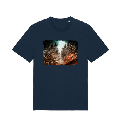 French Navy Printed T-shirt