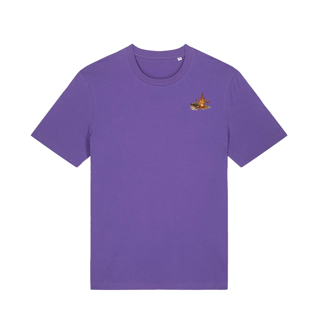 Purple Love Printed T-shirt Front