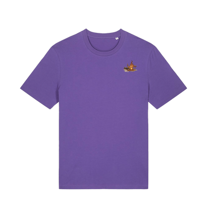 Purple Love Printed T-shirt Front