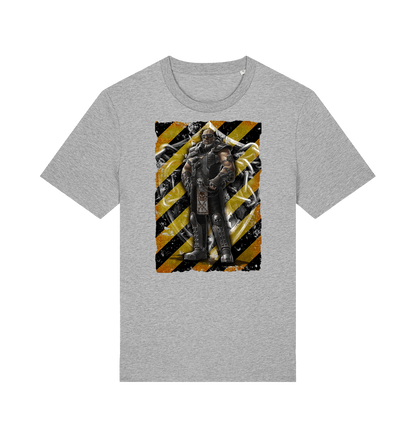 Heather Grey Printed T-shirt Front