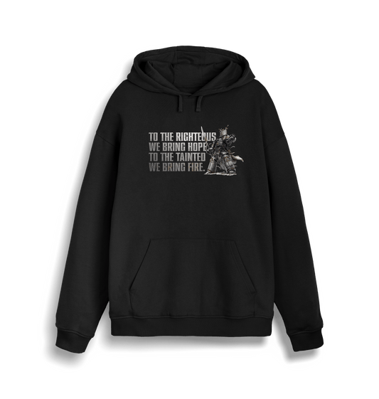 Black Printed Sweater Front