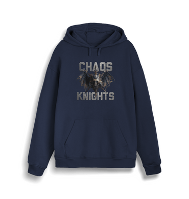 French Navy Printed Sweater Front