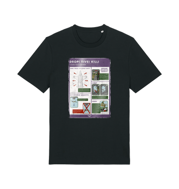 Black Printed T-shirt