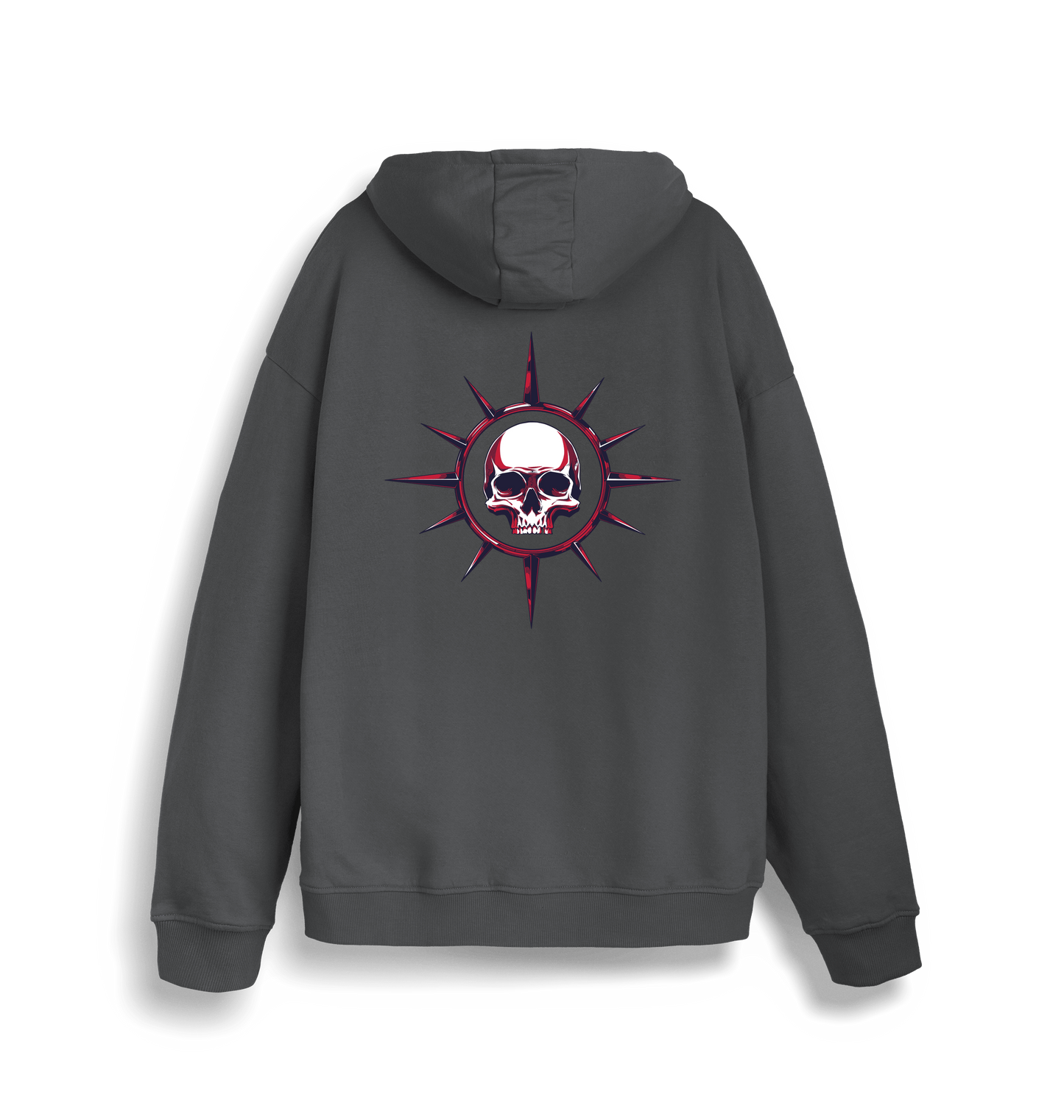 Anthracite Printed Sweater Back