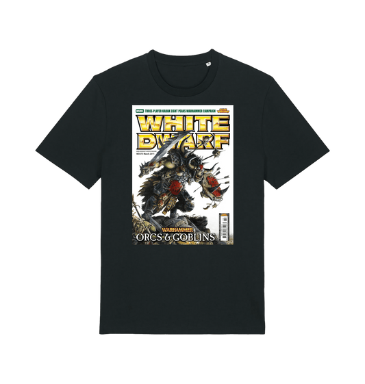 Black Printed T-shirt Front