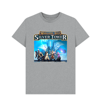 Athletic Grey Warhammer Quest: Silver Tower T Shirt