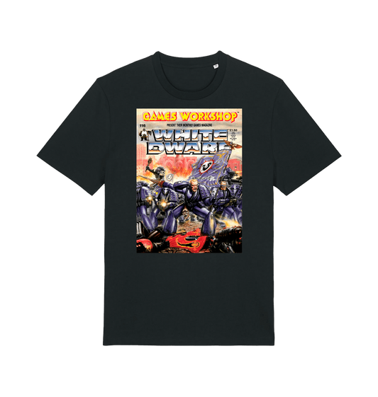Black Printed T-shirt Front