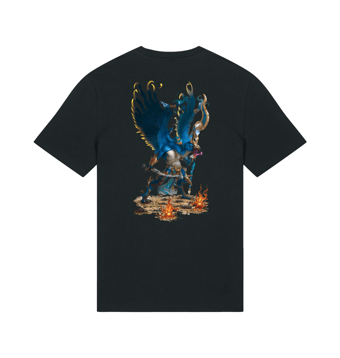 Black Printed T-shirt Back