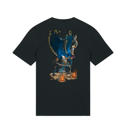 Black Printed T-shirt Back