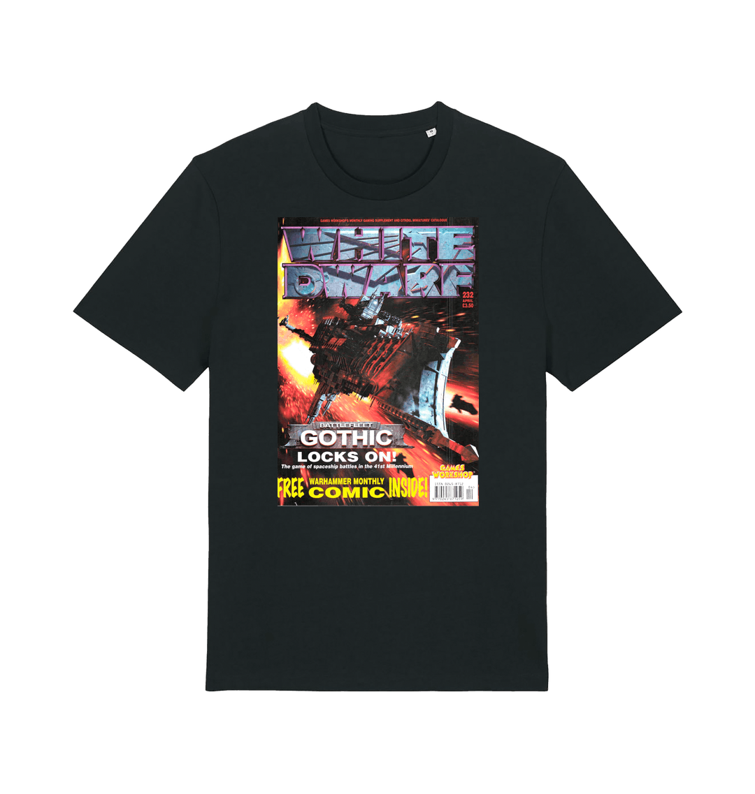 Black Printed T-shirt Front