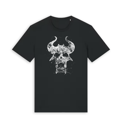 Black Printed T-shirt Front