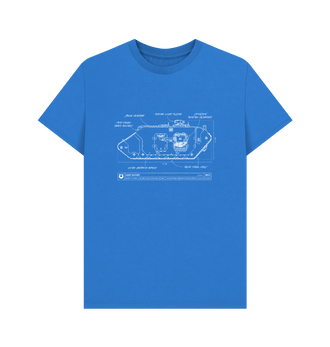 Bright Blue Premium Ultramarines Land Raider T Shirt