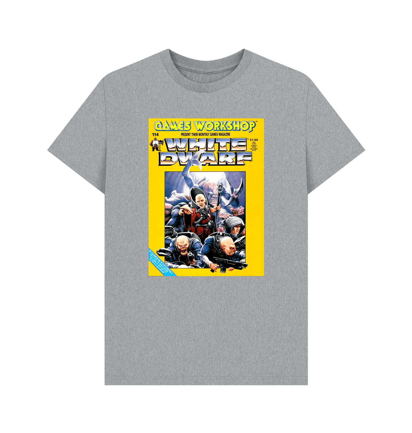 Athletic Grey White Dwarf Issue 114 T Shirt