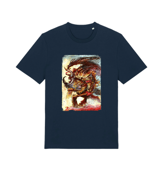 French Navy Printed T-shirt