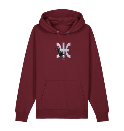 Burgundy Printed Sweater Front