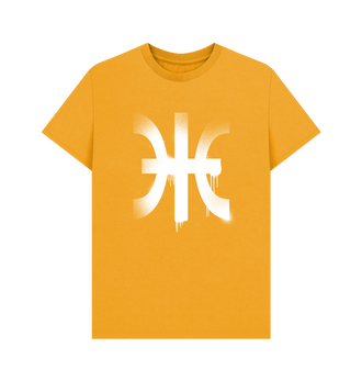 Mustard Harlequins Graffiti Insignia T Shirt