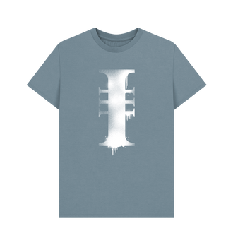 Stone Blue Inquisition Graffiti Insignia T Shirt