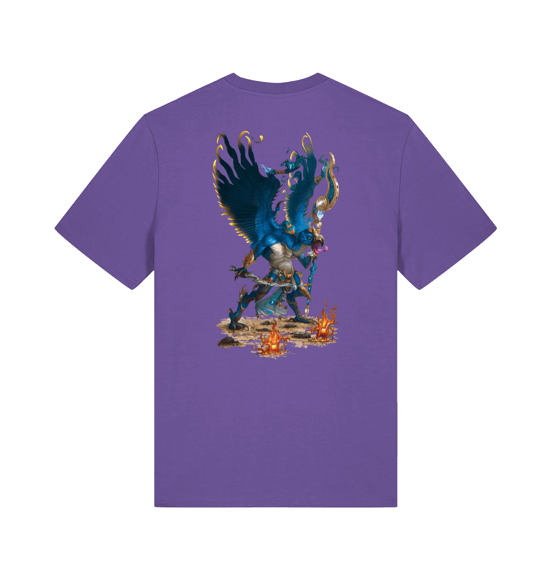 Purple Love Printed T-shirt Back