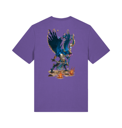 Purple Love Printed T-shirt Back