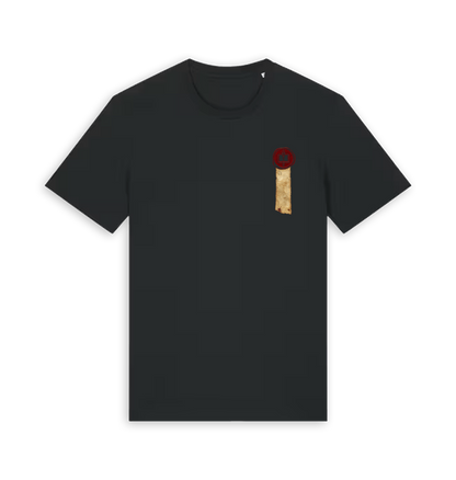Black Printed T-shirt Front