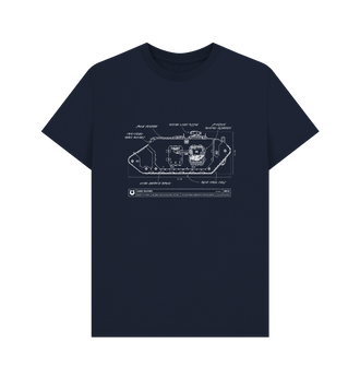 Navy Blue Premium Ultramarines Land Raider T Shirt