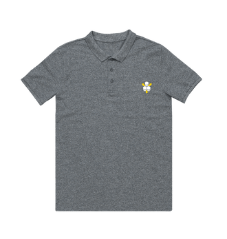 Heather Grey Death Guard Polo Shirt