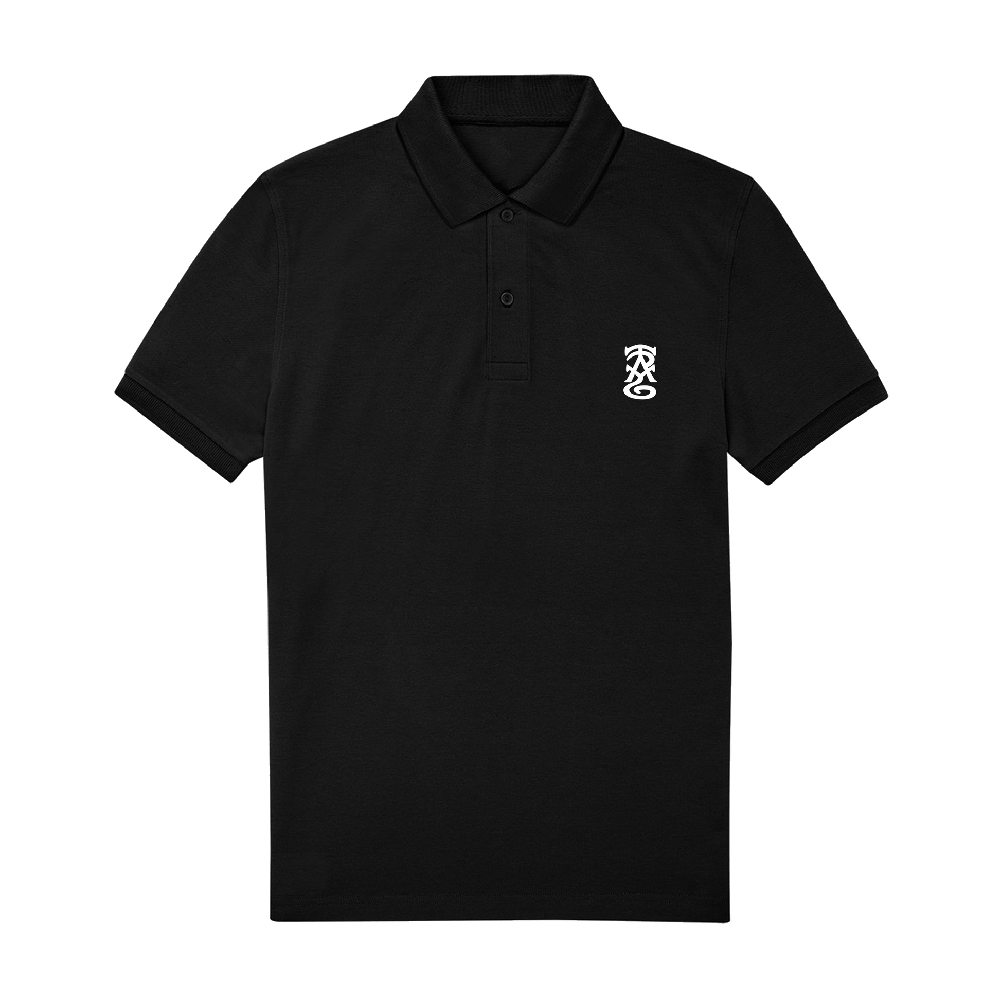 Black Polo Shirt Front
