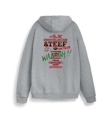 Heather Grey Printed Sweater Back