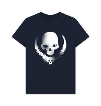 Navy Blue Ossiarch Bonereapers Graffiti Insignia T Shirt