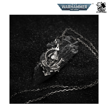 Starforged Warhammer 40,000 Adepta Sororitas Artificer Reliquia Pendant Sterling Silver Necklace Preorder