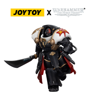 JoyToy Warhammer The Horus Heresy Action Figure - White Scars, Ebon Keshig Terminator 1 with Power Glaive (1/18 Scale) Preorder