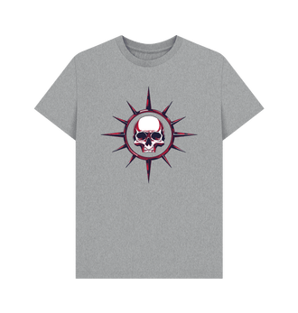 Athletic Grey Premium Warhammer 40,000: Space Marine 2 Skull Halo T Shirt