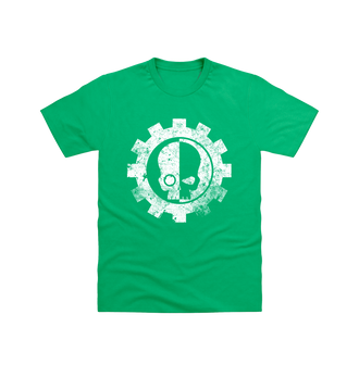 Irish Green Adeptus Mechanicus Battleworn Insignia T Shirt
