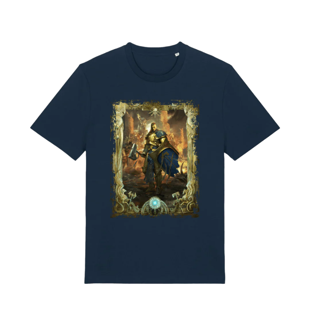 French Navy Printed T-shirt
