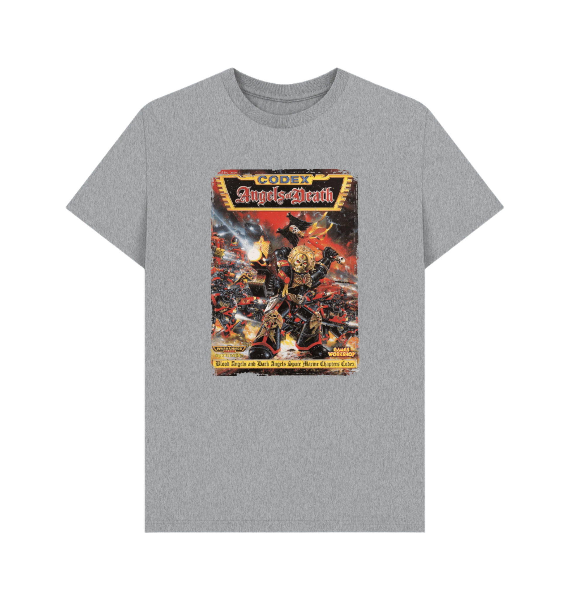 Athletic Grey Warhammer 40,000 2nd Edition: Codex Angels of Death T Shirt